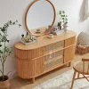 Bàn trang điểm bằng mây tre đan kiểu Nhật