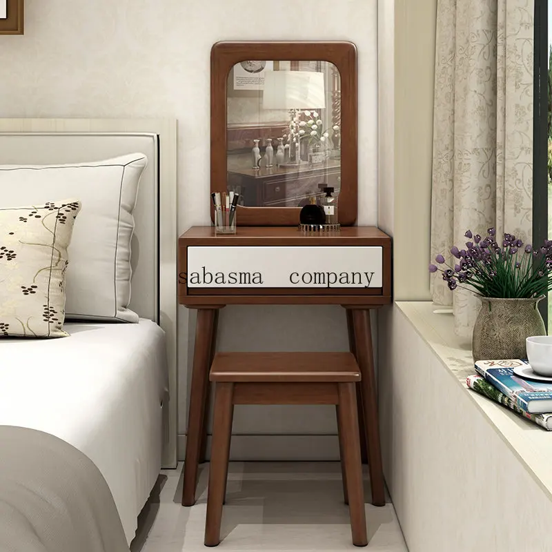 Bàn trang điểm Châu Âu Gỗ Chắc Chắn Bàn Trang Điểm Trực Tuyến Người Nổi Tiếng Phòng Ngủ Nhỏ Bàn Trang Điểm Đầu Giường Tối Giản Hiện Đại Bàn Trang Điểm Mini - Hình 3 Bàn trang điểm Châu Âu Gỗ Chắc Chắn Bàn Trang Điểm Trực Tuyến Người Nổi Tiếng Phòng Ngủ Nhỏ Bàn Trang Điểm Đầu Giường Tối Giản Hiện Đại Bàn Trang Điểm Mini - Hình 3