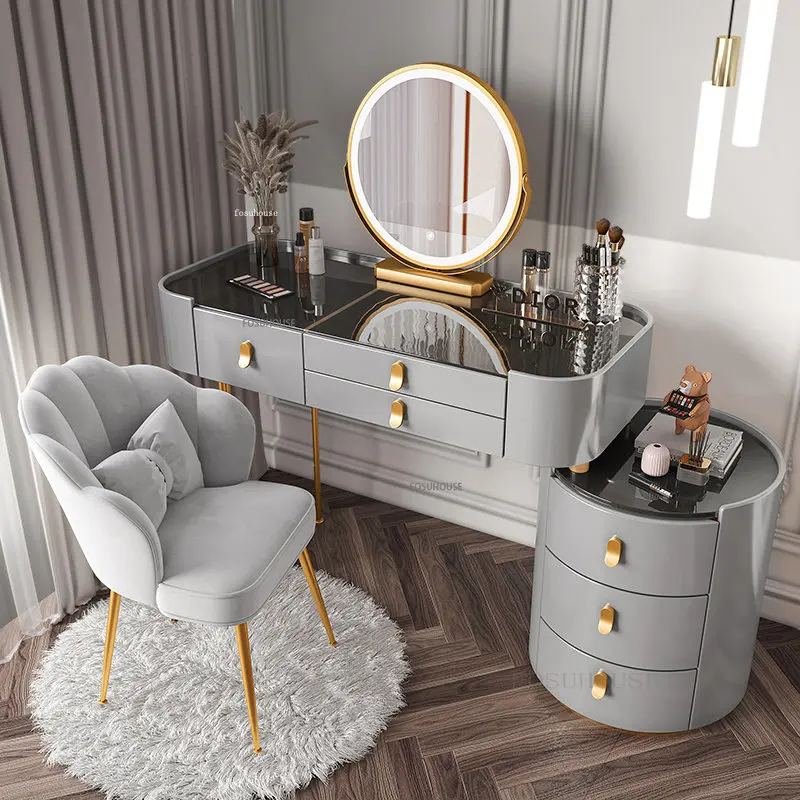 Bàn trang điểm Châu Âu Gỗ Chắc Chắn Trang Điểm Bàn Trang Điểm Gương Bàn Trang Điểm Tủ Phòng Ngủ Cao Cấp Vanity Bàn Nội Thất Phòng Ngủ C - Hình 4 Bàn trang điểm Châu Âu Gỗ Chắc Chắn Trang Điểm Bàn Trang Điểm Gương Bàn Trang Điểm Tủ Phòng Ngủ Cao Cấp Vanity Bàn Nội Thất Phòng Ngủ C - Hình 4