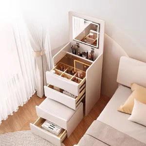 Bàn trang điểm Châu Âu Hiện Đại Bàn Trang Điểm Cao Cấp Châu Âu Trang Điểm Bảo Quản Bàn Trang Điểm Ngăn Kéo Phòng Ngủ Coiffeuse De Chambre Nội Thất Gia Đình - Hình 2