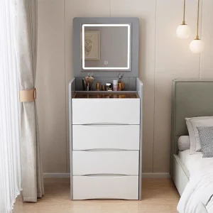 Bàn trang điểm Châu Âu Hiện Đại Bàn Trang Điểm Cao Cấp Châu Âu Trang Điểm Bảo Quản Bàn Trang Điểm Ngăn Kéo Phòng Ngủ Coiffeuse De Chambre Nội Thất Gia Đình - Hình 4