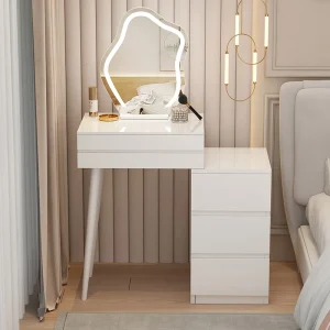 Bàn trang điểm Châu Âu Hiện Đại Bàn Trang Điểm Trang Điểm Đầu Giường Sang Trọng Bàn Trang Điểm Cabinettavolino Da Trucco Nội Thất Phòng Ngủ WZ50VT