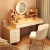 Bàn trang điểm Châu Âu Hiện Đại Vanity Bàn Đầu Giường Trang Điểm Sang Trọng Vanity Bàn Tủ Bảo Quản Tavolo Trucco Phòng Ngủ Nội Thất WZ50VT