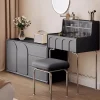 Bàn trang điểm Châu Âu Ngăn Kéo Gương Trang Điểm Bàn Trang Điểm Cao Cấp Phòng Ngủ Bàn Trang Điểm Đen Coiffeuse De Chambre Trang Trí