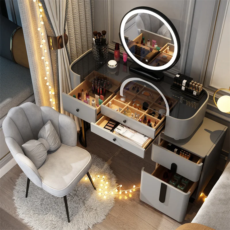Bàn trang điểm Châu Âu Phòng Ngủ Bàn Trang Điểm Tối Giản Đầu Giường Trang Điểm Cao Cấp Bàn Trang Điểm Hiện Đại Tavolo Da Trucco Nội Thất Gia Đình WZ50VT - Hình 4 Bàn trang điểm Châu Âu Phòng Ngủ Bàn Trang Điểm Tối Giản Đầu Giường Trang Điểm Cao Cấp Bàn Trang Điểm Hiện Đại Tavolo Da Trucco Nội Thất Gia Đình WZ50VT - Hình 4