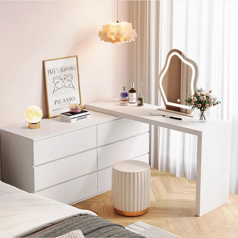 Bàn trang điểm Châu Âu Trang Điểm Bàn Trang Điểm Tủ Bảo Quản Tay Cầm Phụ Kiện Bàn Trang Điểm Góc Tocadores Maquillaje Nội Thất Phòng - Hình 2 Bàn trang điểm Châu Âu Trang Điểm Bàn Trang Điểm Tủ Bảo Quản Tay Cầm Phụ Kiện Bàn Trang Điểm Góc Tocadores Maquillaje Nội Thất Phòng - Hình 2