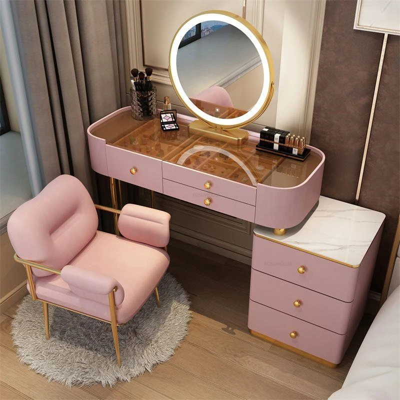 Bàn trang điểm Châu Âu Tủ Kính Hiện Đại Nội Thất Phòng Ngủ Nhẹ Sang Trọng Bàn Trang Điểm Có Gương Nhà Vanity Bàn Trang Điểm Tủ Bảo Quản - Hình 2 Bàn trang điểm Châu Âu Tủ Kính Hiện Đại Nội Thất Phòng Ngủ Nhẹ Sang Trọng Bàn Trang Điểm Có Gương Nhà Vanity Bàn Trang Điểm Tủ Bảo Quản - Hình 2