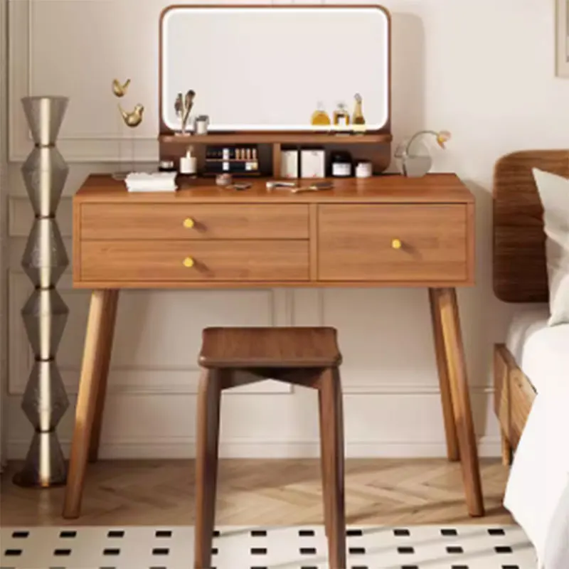 Bàn trang điểm cho nữ Bảo Quản Tủ Áo Eithe Vintage Hẹp Khách Sạn Waterprrof Di Động Bàn Trang Điểm Gỗ Sang Trọng Tocador Maquillaje Nội Thất Phòng - Hình 3 Bàn trang điểm cho nữ Bảo Quản Tủ Áo Eithe Vintage Hẹp Khách Sạn Waterprrof Di Động Bàn Trang Điểm Gỗ Sang Trọng Tocador Maquillaje Nội Thất Phòng - Hình 3