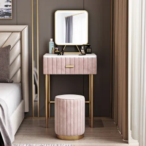 Bàn trang điểm cho nữ Hiện Đại Bàn Trang Điểm Châu Âu Thanh Thiếu Niên Trang Điểm Bàn Trang Điểm Di Động Người Tổ Chức Penteadeiras De Maquiagem Đồ Nội Thất - Hình 2