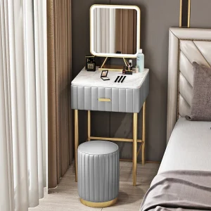 Bàn trang điểm cho nữ Hiện Đại Bàn Trang Điểm Châu Âu Thanh Thiếu Niên Trang Điểm Bàn Trang Điểm Di Động Người Tổ Chức Penteadeiras De Maquiagem Đồ Nội Thất - Hình 4