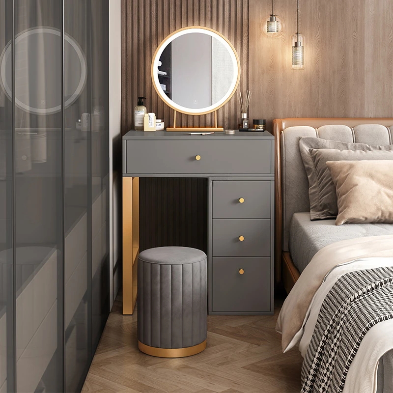 Bàn trang điểm cho nữ Ngăn Kéo Bàn Trang Điểm Hộp Đựng Gương Trang Điểm Bàn Trang Điểm Sang Trọng Để Bàn Nhỏ Penteadeira Nội Thất Gia Đình Bàn trang điểm cho nữ Ngăn Kéo Bàn Trang Điểm Hộp Đựng Gương Trang Điểm Bàn Trang Điểm Sang Trọng Để Bàn Nhỏ Penteadeira Nội Thất Gia Đình