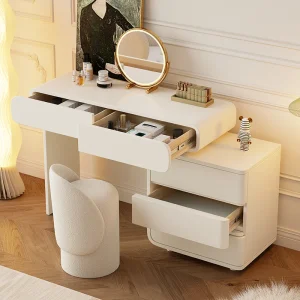 Bàn Trang Điểm Có Gương Tủ Đầu Giường Hiện Đại Trang Trí Phòng - Hình 2