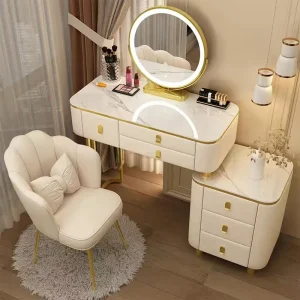 Bàn trang điểm Đầu Giường Đựng Mỹ Phẩm Bàn Trang Điểm Di Động Phụ Kiện Cao Cấp Bàn Trang Điểm Ngăn Kéo Coiffeuse De Chambre Bộ Phòng Ngủ Nội Thất