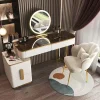 Bàn trang điểm Đèn Bàn Trang Điểm Cao Cấp Đá Ban Phòng Ngủ Bàn Trang Điểm Hiện Đại Tối Giản Tủ Trang Điểm Nội Thất Phòng Ngủ Tủ