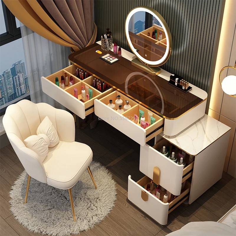 Bàn trang điểm Đèn Bàn Trang Điểm Cao Cấp Đá Ban Phòng Ngủ Bàn Trang Điểm Hiện Đại Tối Giản Tủ Trang Điểm Nội Thất Phòng Ngủ Tủ - Hình 2 Bàn trang điểm Đèn Bàn Trang Điểm Cao Cấp Đá Ban Phòng Ngủ Bàn Trang Điểm Hiện Đại Tối Giản Tủ Trang Điểm Nội Thất Phòng Ngủ Tủ - Hình 2