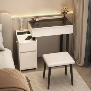 Bàn trang điểm Desings Hiện Đại Bàn Trang Điểm Phòng Ngủ Cao Cấp Mini Bên Bàn Trang Điểm Trắng Penteadeiras De Maquiagem Nội Thất Salon - Hình 4