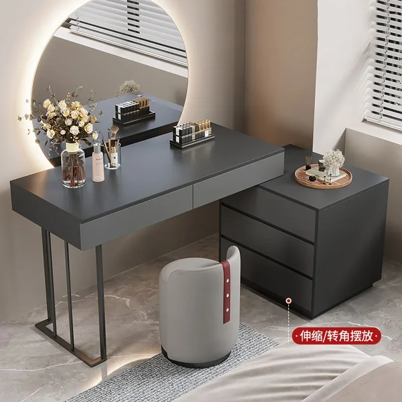 Bàn trang điểm Di Động Tủ Trang Điểm Đầu Giường Bàn Tủ Sắp Xếp Bàn Làm Việc Nữ Bàn Trang Điểm Vanity Schminktisch Nội Thất Phòng Ngủ - Hình 4 Bàn trang điểm Di Động Tủ Trang Điểm Đầu Giường Bàn Tủ Sắp Xếp Bàn Làm Việc Nữ Bàn Trang Điểm Vanity Schminktisch Nội Thất Phòng Ngủ - Hình 4