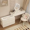 Bàn trang điểm Dụng cụ tổ chức Gỗ Tủ Khách sạn Bàn làm việc Điện thoại di động Dụng cụ tổ chức Tủ Tủ Gương Trang điểm Meubles De Chambre Bộ phòng ngủ