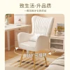 Bàn trang điểm Ghế trang điểm nhẹ nhàng sang trọng dùng tại nhà, ghế ngồi thoải mái và lâu dài cho bé gái, ghế làm móng đơn giản cho phòng ngủ,