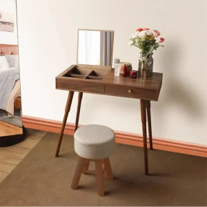 Bàn trang điểm Gỗ Hiện Đại Tối Giản Tủ Áo Không Gương Phòng Ngủ Khách sạn Bàn Trang Điểm Sắp Xếp Ngăn Kéo Mesa Maquillaje Nội Thất Gia Đình - Hình 3