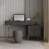 Bàn trang điểm Gương Di Động Bàn Trang Điểm Trang Điểm Phòng Ngủ Cao Cấp Bảo Quản Vanity Bàn Để Bàn Đen Penteadeira Para Quarto Tủ Quần Áo Nội Thất
