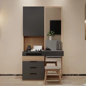 Bàn trang điểm Gương Ngăn Kéo Tủ Phòng Ngủ Cao Cấp Trang Điểm Hiện Đại Quần Áo Tủ Bảo Quản Pluse Kích Thước Bộ Trang Phục Thanh Lịch Schminktisch Trang Trí