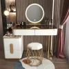Bàn trang điểm Gương Trang Điểm Bàn Trang Điểm Ngăn Kéo Chiếu Sáng Đèn Led Phòng Khách Bàn Trang Điểm Phòng Ngủ Hộ Gia Đình Tavolino Da Trucco Nội Thất Gia Đình