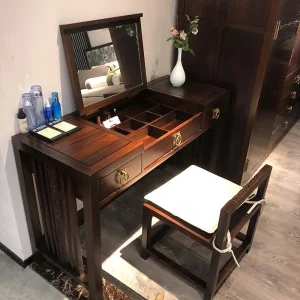 Bàn trang điểm Hiện Đại Bàn Trang Điểm Phòng Ngủ Thẩm Mỹ Khách Sạn Bảo Quản Bàn Trang Điểm Ngăn Kéo Nữ Phòng Ngủ Nội Thất Mesa Maquillaje - Hình 2