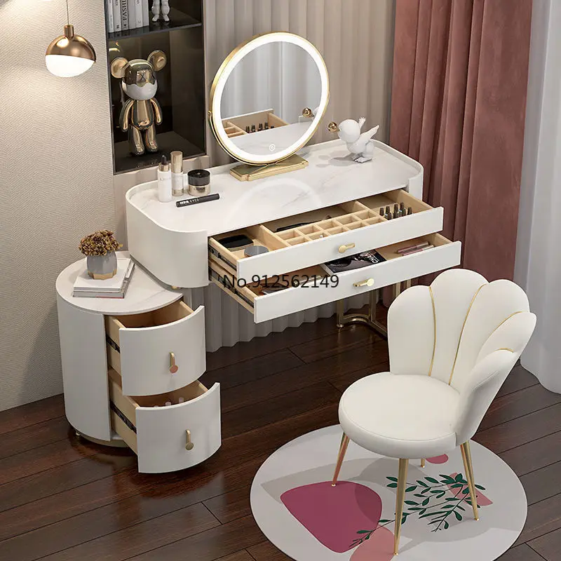 Bàn trang điểm Hiện đại tối giản bằng gỗ nguyên khối bàn trang điểm bàn trang điểm phòng ngủ bàn trang điểm phòng tủ bàn trang điểm tích hợp - Hình 2 Bàn trang điểm Hiện đại tối giản bằng gỗ nguyên khối bàn trang điểm bàn trang điểm phòng ngủ bàn trang điểm phòng tủ bàn trang điểm tích hợp - Hình 2