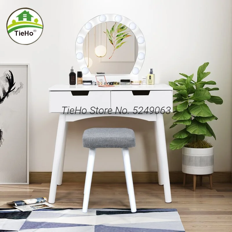 Bàn trang điểm Hiện Đại Tối Giản Châu Âu Bàn Trang Điểm Có Đèn LED Phòng Ngủ Gỗ Bàn Trang Điểm Ngăn Kéo Tủ Đơn Giản Tủ Quần Áo Bàn Ghế Bàn trang điểm Hiện Đại Tối Giản Châu Âu Bàn Trang Điểm Có Đèn LED Phòng Ngủ Gỗ Bàn Trang Điểm Ngăn Kéo Tủ Đơn Giản Tủ Quần Áo Bàn Ghế