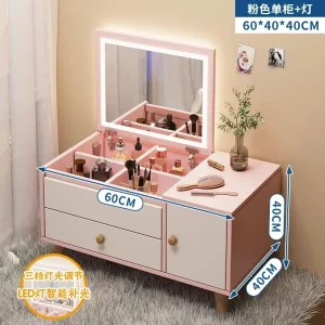 Bàn trang điểm Hộp Đựng Bàn Trang Điểm Hộp Bảo Quản Người Tổ Chức Đồ Dùng Vệ Sinh Bàn Trang Điểm Vanity Đầu Giường Ghế Sofa Penteadeira Nội Thất Gia Đình - Hình 3
