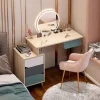 Bàn trang điểm Hộp đựng Đầm Trang Điểm Đèn Bàn Tổ Chức Đa Năng Ngăn Kéo Bảo Quản Bé Gái Trang Điểm Tocador Maquillaje Nội Thất Phòng Ngủ