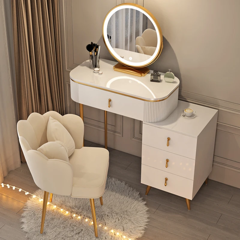 Bàn trang điểm Hộp Đựng Trang Điểm Bàn Trang Điểm Người Phụ Nữ Ngăn Kéo Gương Châu Âu Bàn Trang Điểm Tủ Người Tổ Chức Bé Gái Nội Thất Phòng Ngủ - Hình 3 Bàn trang điểm Hộp Đựng Trang Điểm Bàn Trang Điểm Người Phụ Nữ Ngăn Kéo Gương Châu Âu Bàn Trang Điểm Tủ Người Tổ Chức Bé Gái Nội Thất Phòng Ngủ - Hình 3