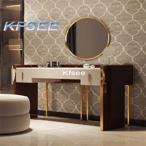 Bàn trang điểm Kfsee 1PCS A Set Prodgf ins 120*50*80cm Bàn Trang Điểm Đẹp