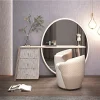 Bàn trang điểm Kfsee Chiều dài 160cm Bộ bàn trang điểm công chúa Kfsee đầy đủ có gương và ghế dài
