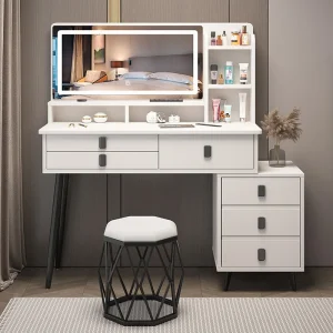 Bàn Trang Điểm Làm Đẹp Hiện Đại Màu Xám Bàn Làm Việc Lớn Màu Trắng Sang Trọng Phòng Ngủ Nhỏ Tủ Tối Giản Kaptafel