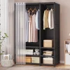 Bàn trang điểm Mở Tủ Quần Áo Tủ Quần Áo Di Động Giá Armable Người Tổ Chức Tủ Tủ Quần Áo Vải Nhà Muebles Phòng Khách Tủ
