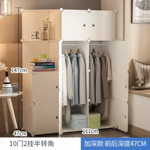 Bàn trang điểm Mở Tủ quần áo Tủ quần áo Tủ quần áo Salon Trẻ em Phân vùng Giá giày Phòng ngủ Nhà Tủ quần áo Tủ quần áo Roupeiros Nội thất khách sạn - Hình 2