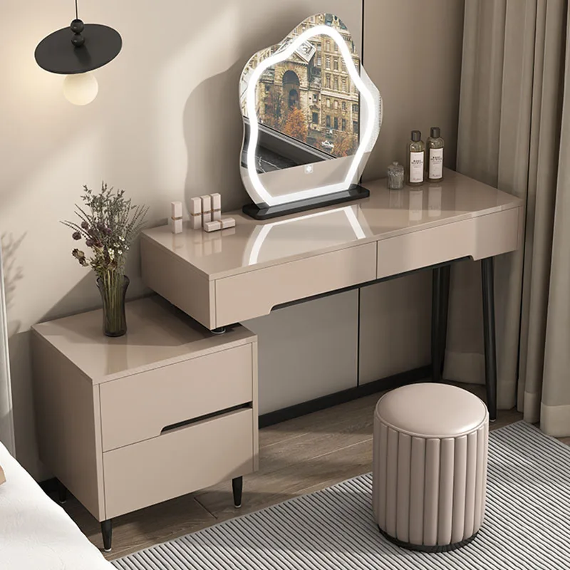 Bàn trang điểm Mỹ phẩm Bàn trang điểm Nghệ sĩ Chuyên nghiệp Màu nâu thanh lịch Sống khách sạn Thiếu niên Tủ quần áo Toaletka Phụ kiện cổ điển - Hình 2 Bàn trang điểm Mỹ phẩm Bàn trang điểm Nghệ sĩ Chuyên nghiệp Màu nâu thanh lịch Sống khách sạn Thiếu niên Tủ quần áo Toaletka Phụ kiện cổ điển - Hình 2