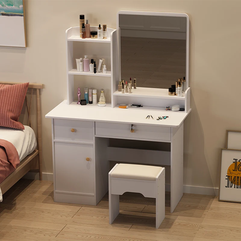 Bàn trang điểm Người Tổ Chức Hiện Đại Ghế Bàn Trang Điểm LED Nhỏ Phòng Ngủ Giá Rẻ Ngăn Kéo Bàn Trang Điểm Bộ Gỗ Tocador Maquillaje Đồ Nội Thất - Hình 3 Bàn trang điểm Người Tổ Chức Hiện Đại Ghế Bàn Trang Điểm LED Nhỏ Phòng Ngủ Giá Rẻ Ngăn Kéo Bàn Trang Điểm Bộ Gỗ Tocador Maquillaje Đồ Nội Thất - Hình 3