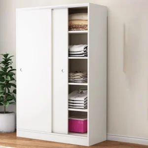 Bàn trang điểm Nhà Tổ Chức Cao Cấp Tủ Quần Áo Trắng Hiện Đại Quần Áo Châu Âu Tủ Quần Áo Trưng Bày Tủ Mueble Para Colgar Ropa Nội Thất Phòng Ngủ - Hình 3