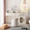 Bàn Trang Điểm Nhỏ Gọn Có Thể Vận Chuyển Tủ Góc Tròn Trưng Bày Kaptafel