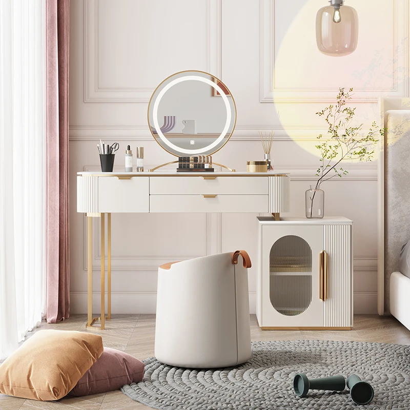 Bàn Trang Điểm Nhỏ Gọn Có Thể Vận Chuyển Tủ Góc Tròn Trưng Bày Kaptafel Bàn Trang Điểm Nhỏ Gọn Có Thể Vận Chuyển Tủ Góc Tròn Trưng Bày Kaptafel