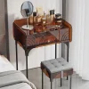 Bàn trang điểm Nội thất dành cho nữ Bàn trang điểm Trang điểm Tủ quần áo mini Acrylic sáng tạo Phòng ngủ Kiểu tóc Bàn trang điểm Phòng ngủ 화장대 Nội thất gia đình