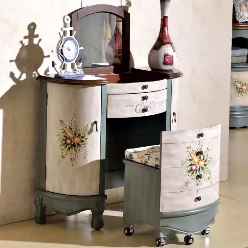Bàn trang điểm Phân Ngăn Kéo Bàn Trang Điểm Thẩm Mỹ Châu Âu Nữ Phòng Ngủ Bàn Trang Điểm Sắp Xếp Mesa Maquillaje Tủ Đồ Nội Thất Bàn trang điểm Phân Ngăn Kéo Bàn Trang Điểm Thẩm Mỹ Châu Âu Nữ Phòng Ngủ Bàn Trang Điểm Sắp Xếp Mesa Maquillaje Tủ Đồ Nội Thất