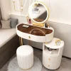 Bàn trang điểm phòng ngủ hiện đại có ngăn kéo Bàn trang điểm bằng kính Tủ đựng đồ phòng ngủ Bàn trang điểm trang điểm có gương