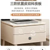 Bàn trang điểm Phòng ngủ tủ quần áo mini đơn có gương có thể gập lại tối giản đầu giường Tủ quần áo đá phiến nhỏ có khóa hẹp 50cm