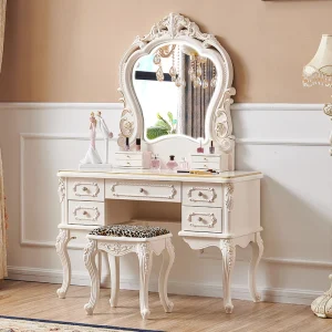 Bàn trang điểm Phụ Nữ Châu Âu Bàn Trang Điểm Thiết Kế Giá Rẻ Ghế Trang Điểm Bàn Trang Điểm Phòng Tắm Nhật Bản Comoda Pra Quarto Salon Nội Thất