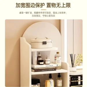 Bàn trang điểm Phụ Nữ Phòng Ngủ Kiểu Tóc Bàn Trang Điểm Gương Tủ Châu Âu Salon Bàn Trang Điểm Đa Năng Penteadeira Nội Thất Gia Đình HY - Hình 2