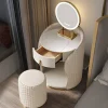 Bàn trang điểm Sang Trọng Châu Âu Bàn Trang Điểm Gương Ghế Người Phụ Nữ Phòng Ngủ Bàn Trang Điểm Hộp Đựng Châu Âu Tocador Maquillaje Đồ Trang Điểm